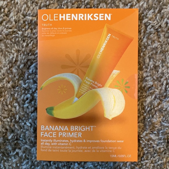 🔥25 SAMPLES OLE HENRIKSEN BANANA BRIGHT FACE PRIMER🔥 - Picture 3 of 5